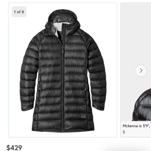 Stio Women's Hometown Down Parka in Black (Abyss)